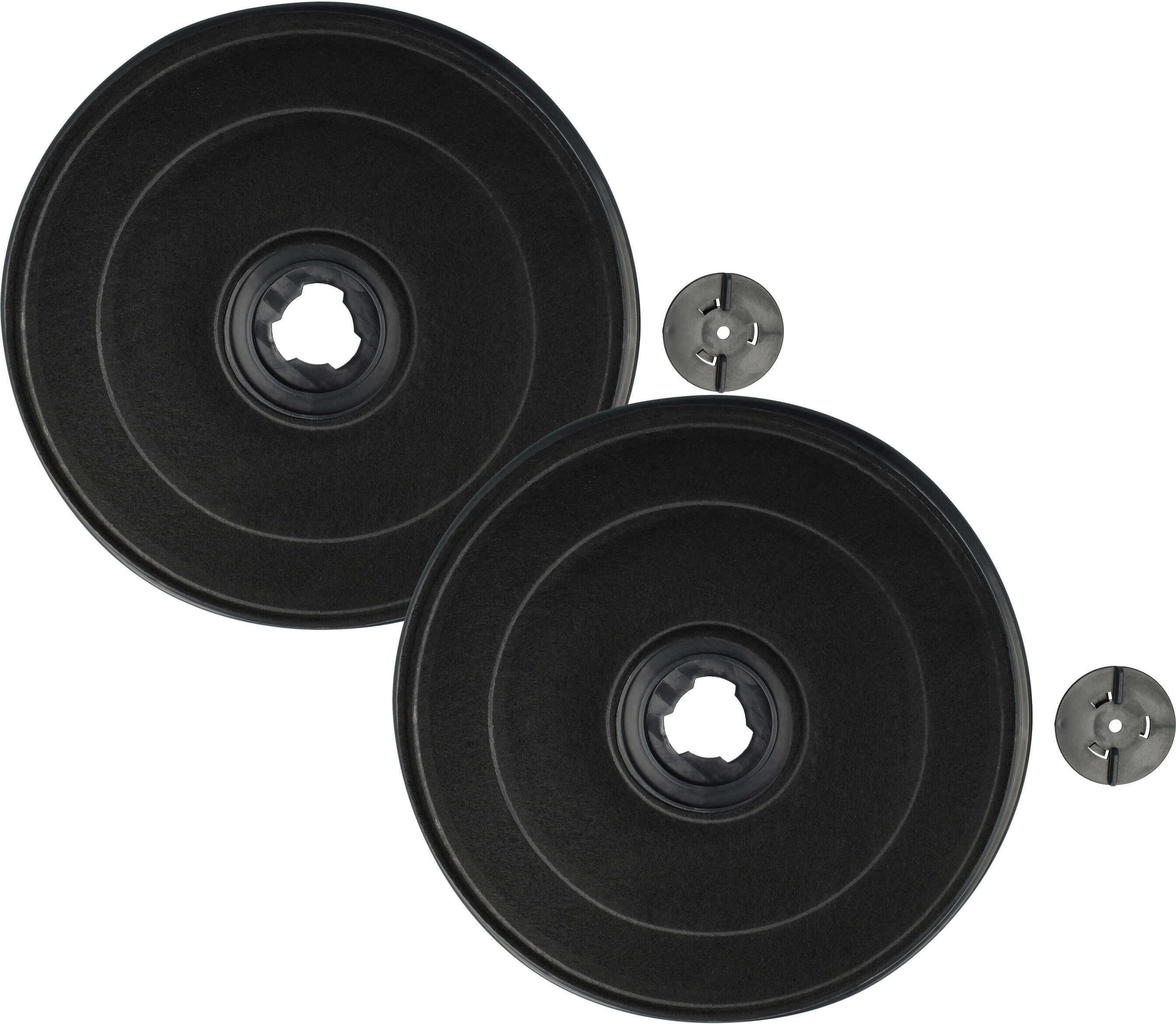 vhbw 2x Aktivkohlefilter Ersatz für 7332543708994, 4016417218750, 7332543706679 für Dunstabzugshaube - 2,3 cm