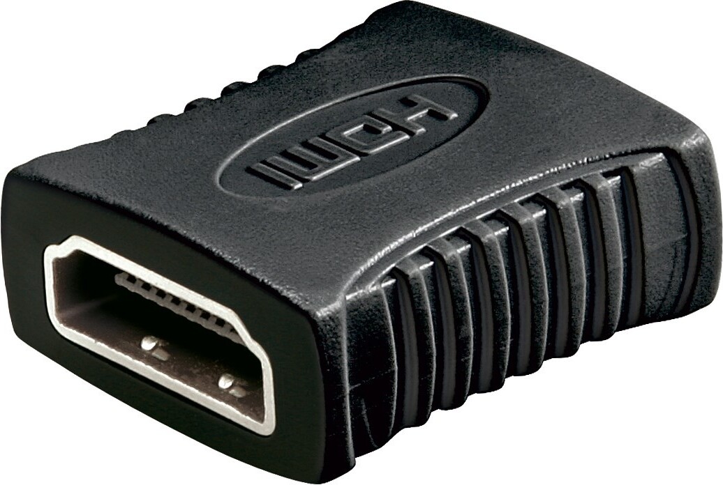 Goobay HDMI-Adapter Doppel-Kupplung vernickelt 68688
