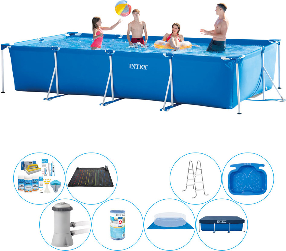 Intex Rámový bazén Rechteckig 450x220x84 cm - Bazén Super ponuka