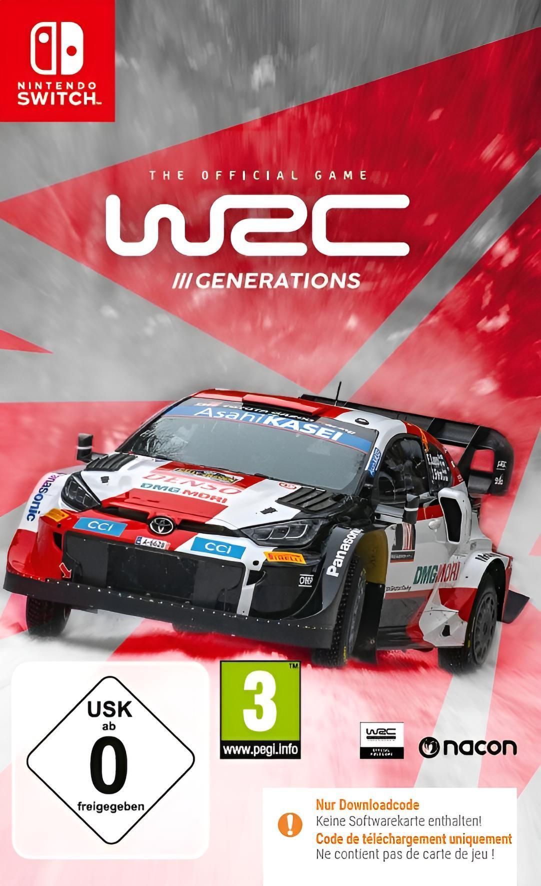 WRC GENERATIONS - Autorennen - Offroad Rennspiel Simulation für Nintendo Switch 1 und 2