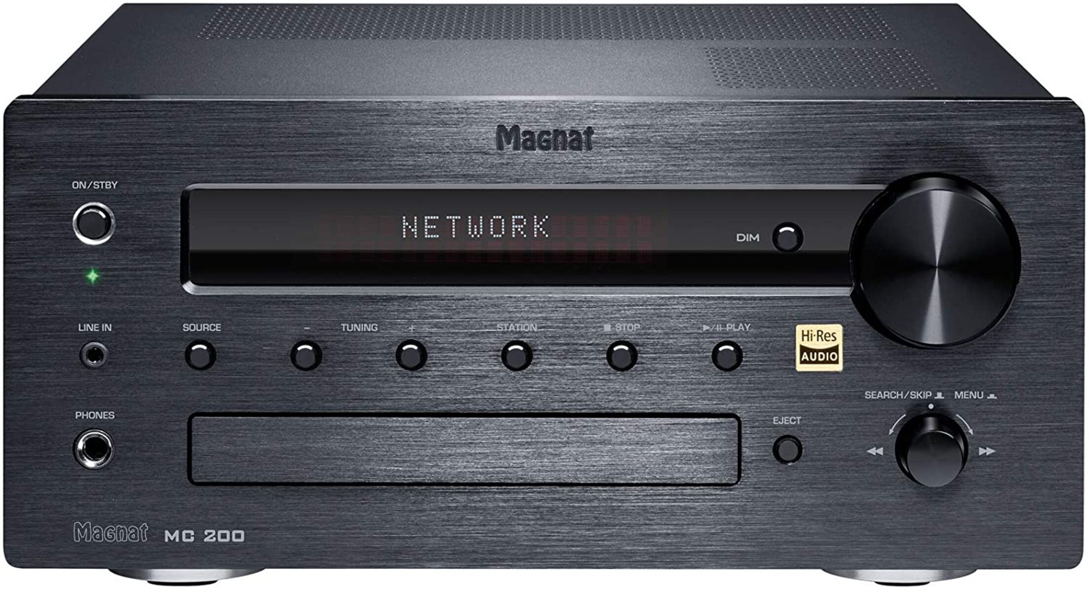 Magnat MC 200, Stereo DAB+ FM CD Receiver, 150 Watt max. schwarz MC 200 B