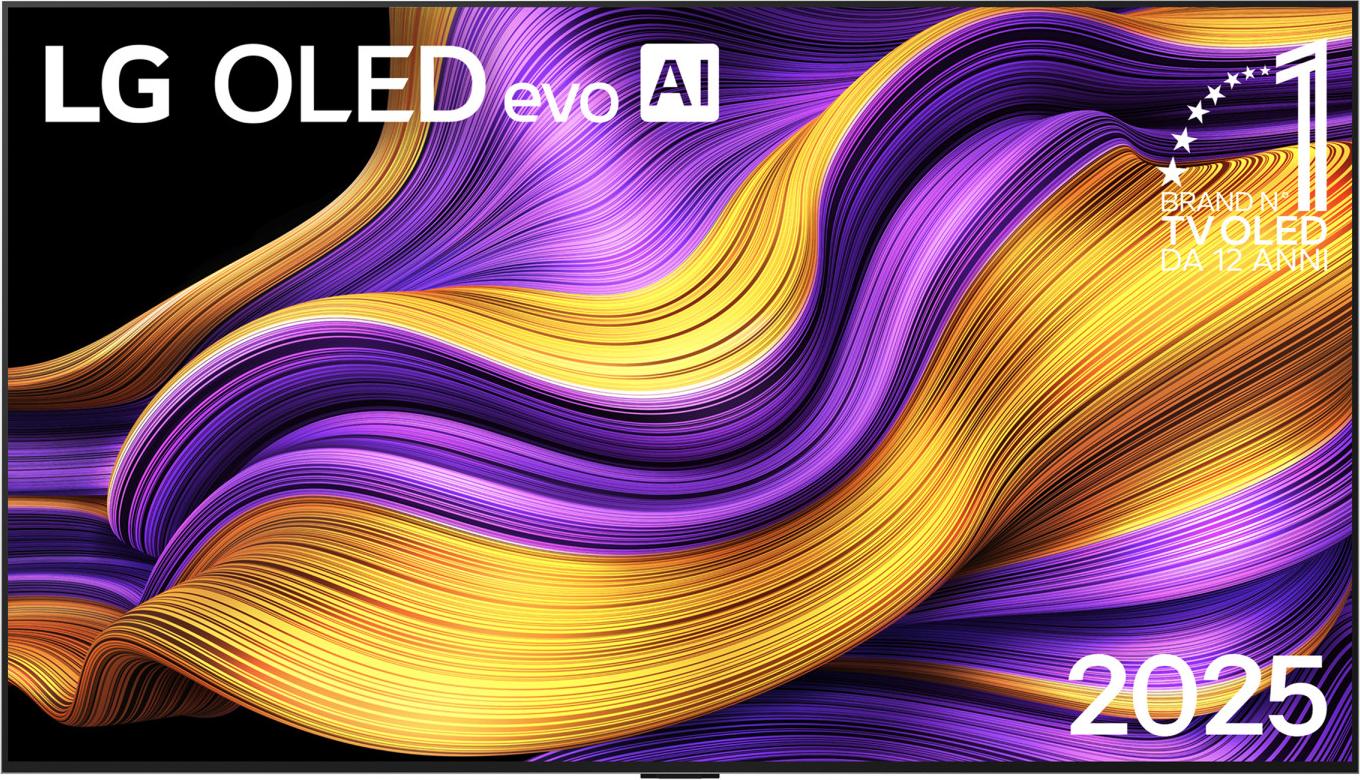 LG OLED evo AI OLED65G54LW, 165,1 cm (65"), 3840 x 2160 px, OLED evo, Smart TV, Wi-Fi, Strieborná