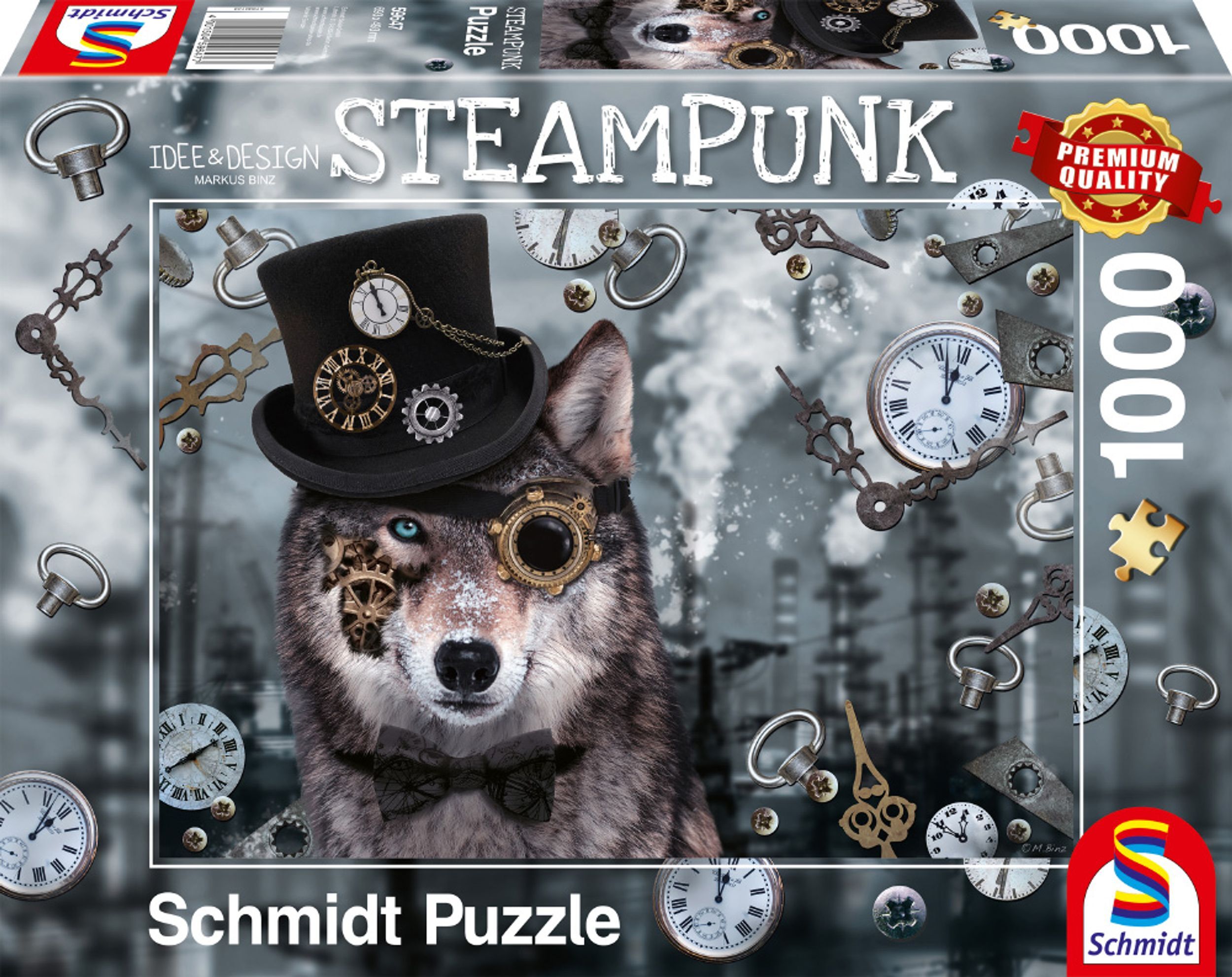 Schmidt Spiele SCHMIDT SPIEL UND FREIZEIT Pz. Steampunk Wolf 1000 T. 0 0 0 451847