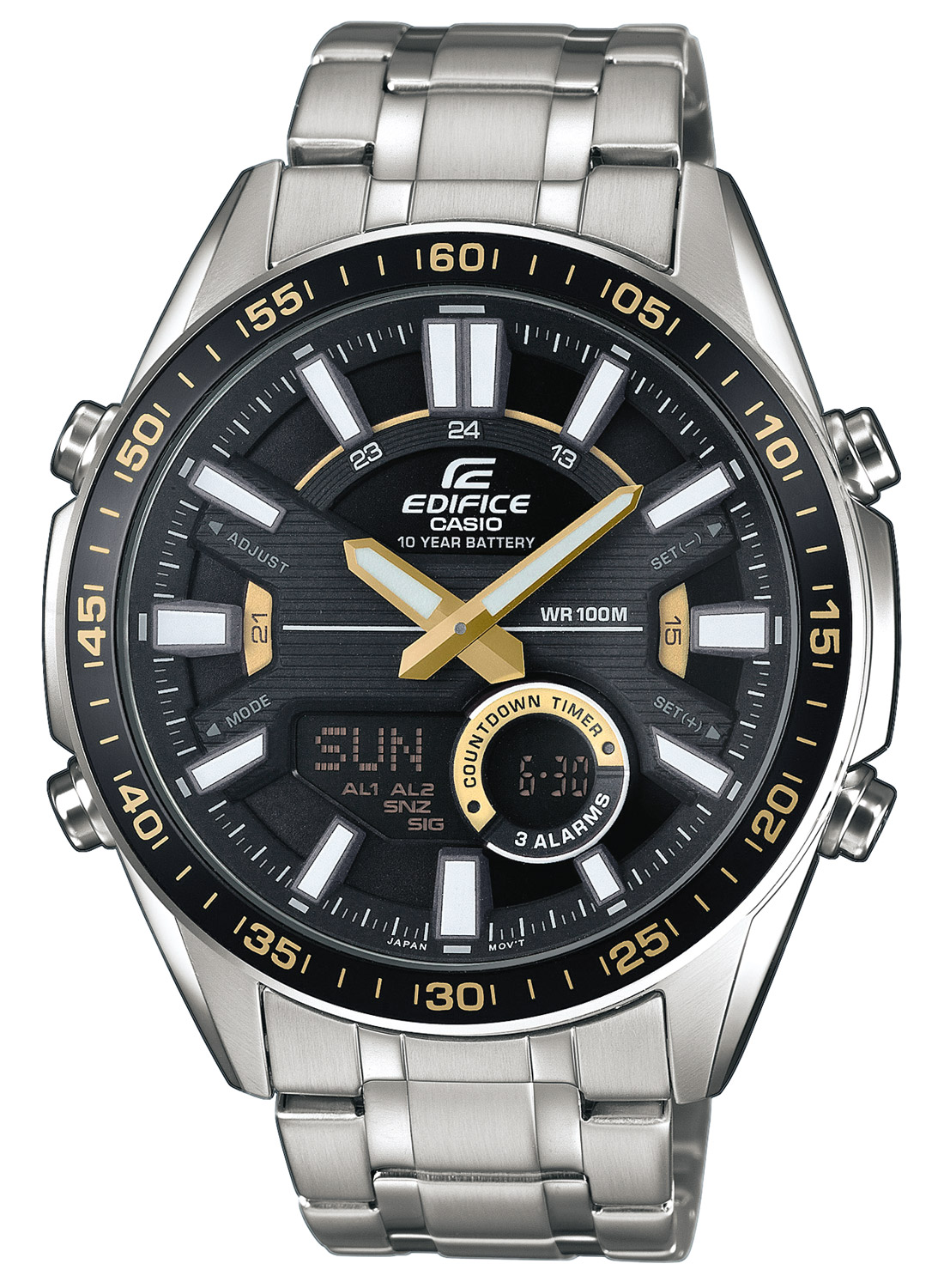 Casio EFV-C100D-1BVEF Edifice AnaDigi Herren-Chronograph