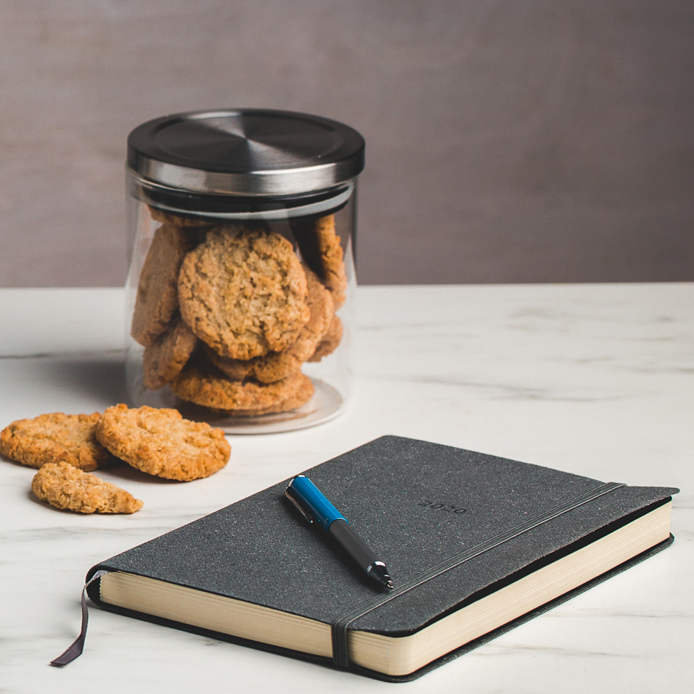 AMBITION Vorratsdose Vorratsglas Glasbehälter Müsliglas Reisglas Glasdose Keksglas 600 ml 59711