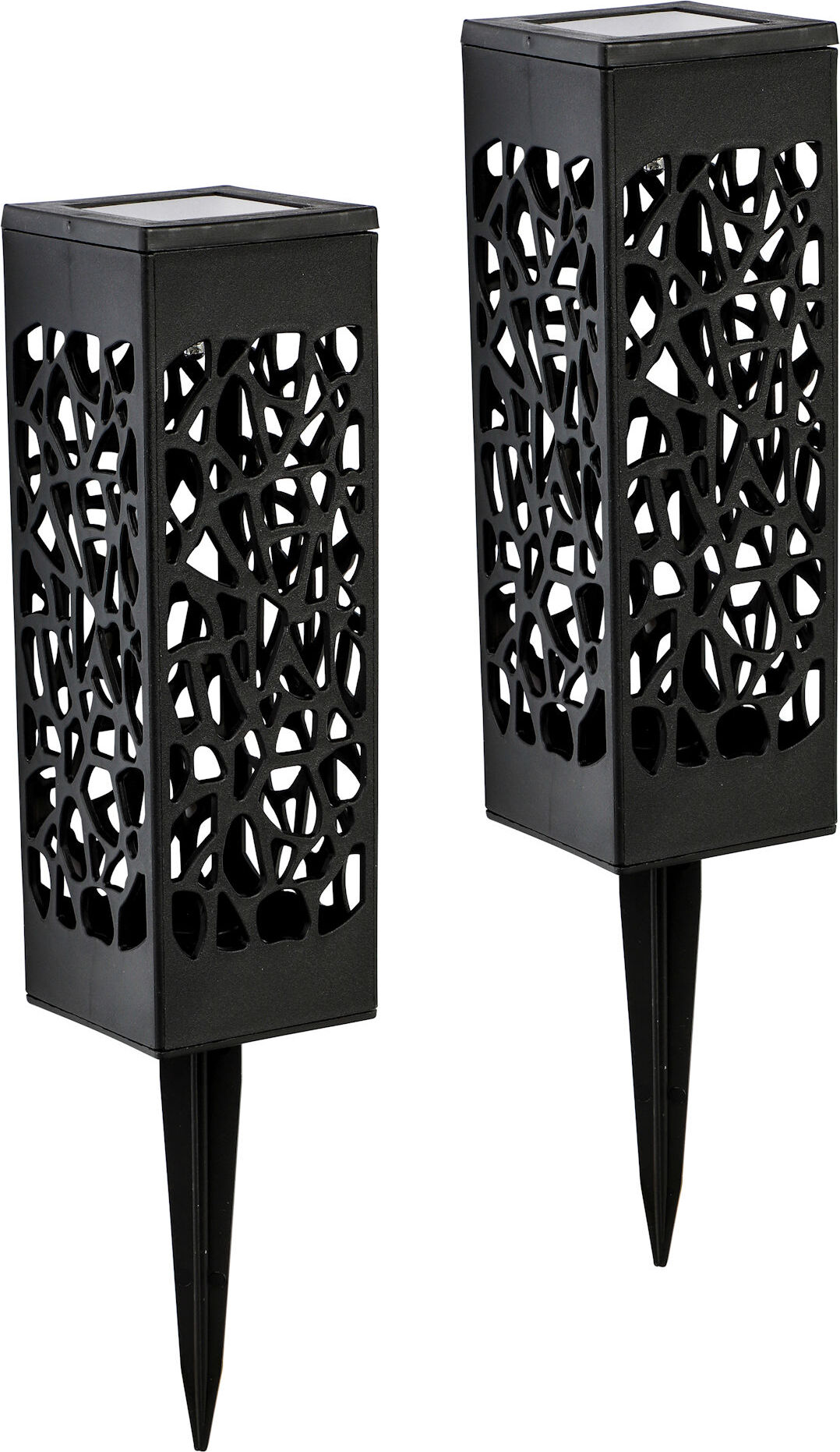 Spetebo LED Solar Schattenlampen 2er Set - jeweils ca. 28 cm