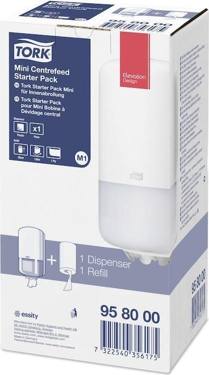 Tork 958000 Zásobník na papierové uteráky Zásobník na papierové uteráky v rolke biely