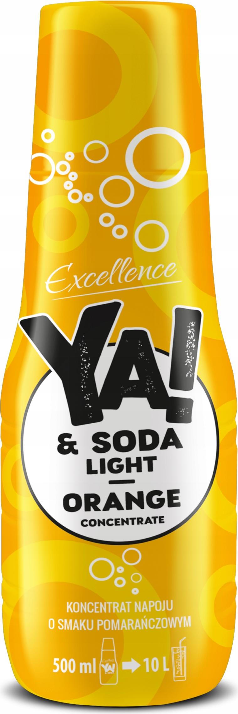 Excellence Orangenlimonadenkonzentrat 500 ml YA!&SODA LIGHT