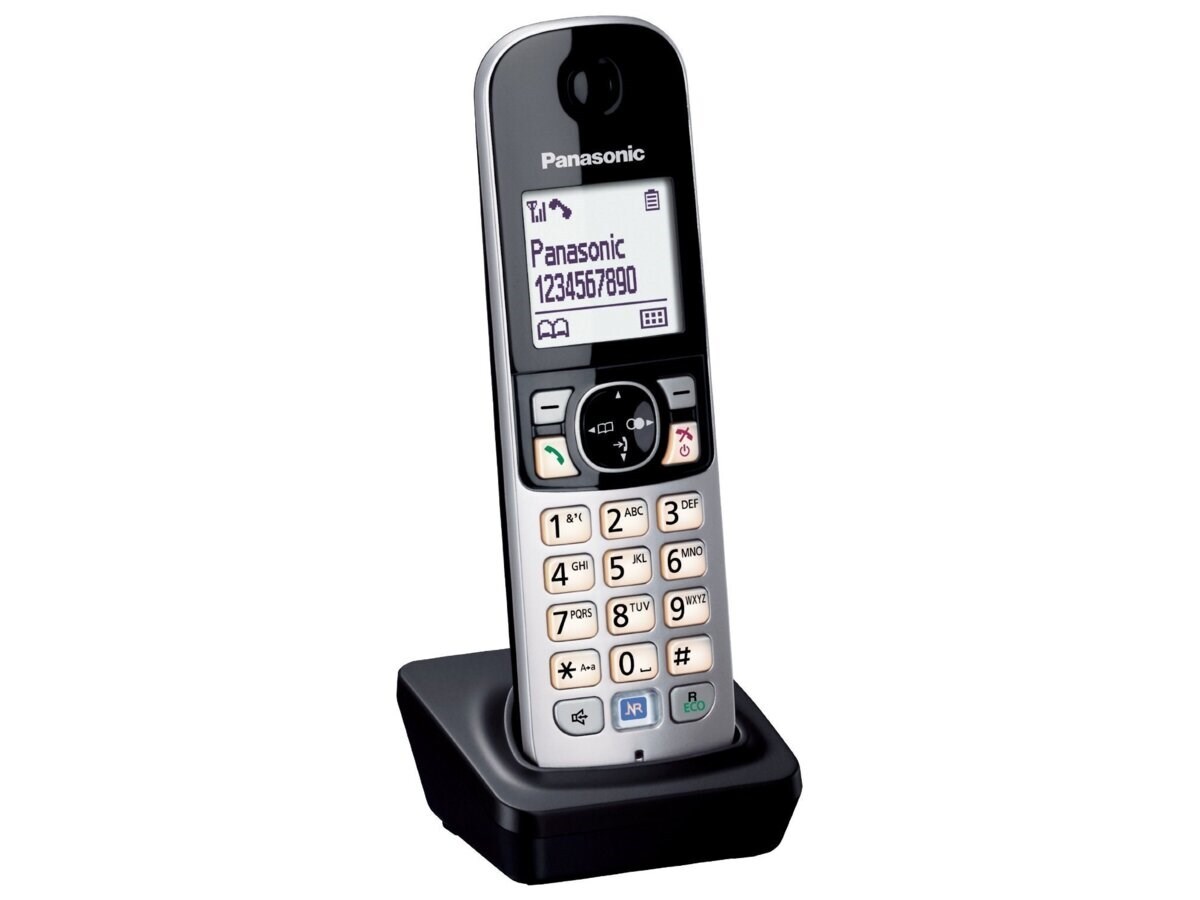 Panasonic KX-TGA681FXB Zubehör für schnurloses Telefon. / Microtelefon + Aufladung schwarz KX-TGA681 FXB