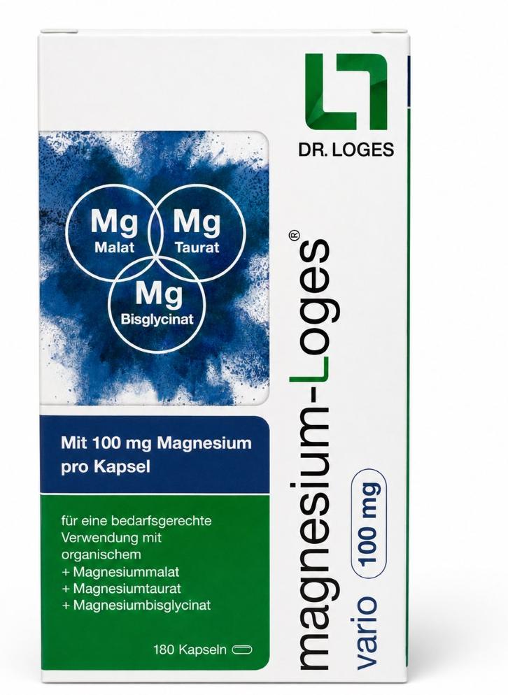Dr. Loges + Co. GmbH DR. LOGES MAGNESIUM-LOGES vario 100 mg Kapseln PZN 20102582