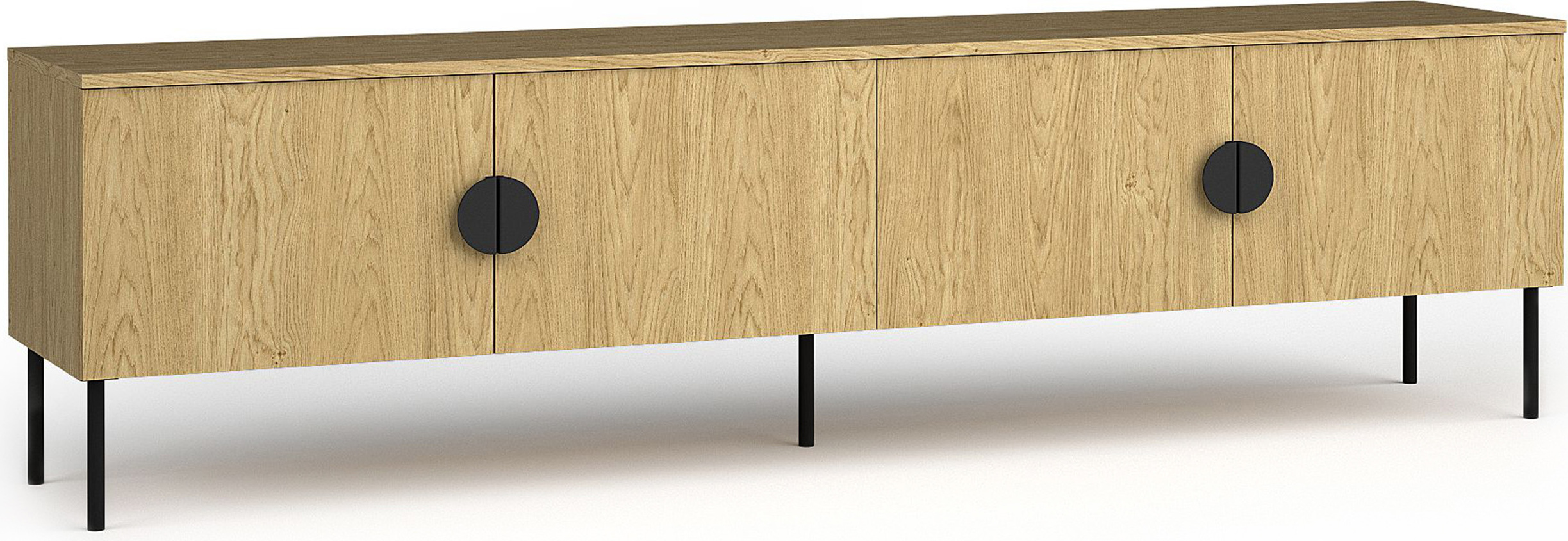 Konsimo TV-Board VIDIS TV-Schrank, TV Möbel, Holzstruktur 12982.04.905
