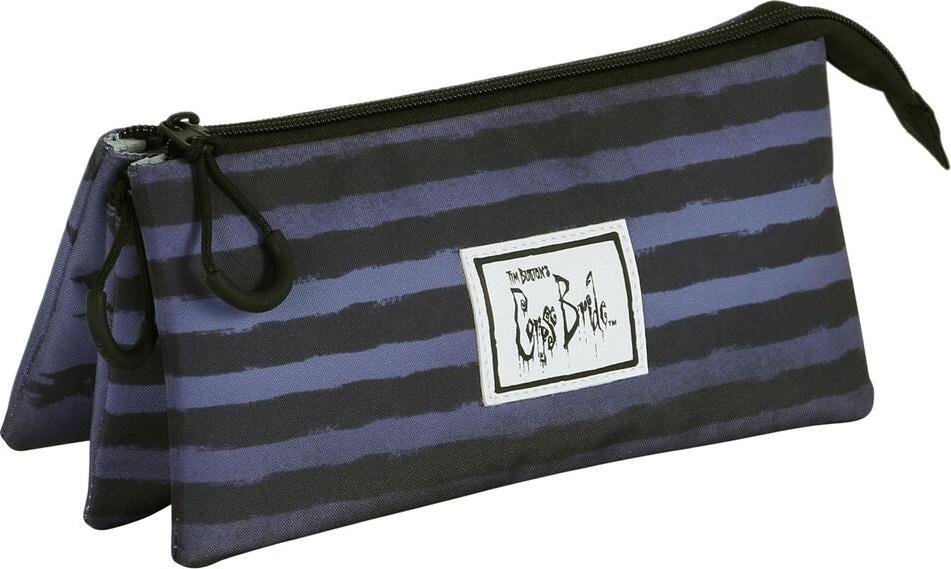 Northix Emily Dreifach-Federmäppchen für Schul-, Büro- oder Kunstbedarf