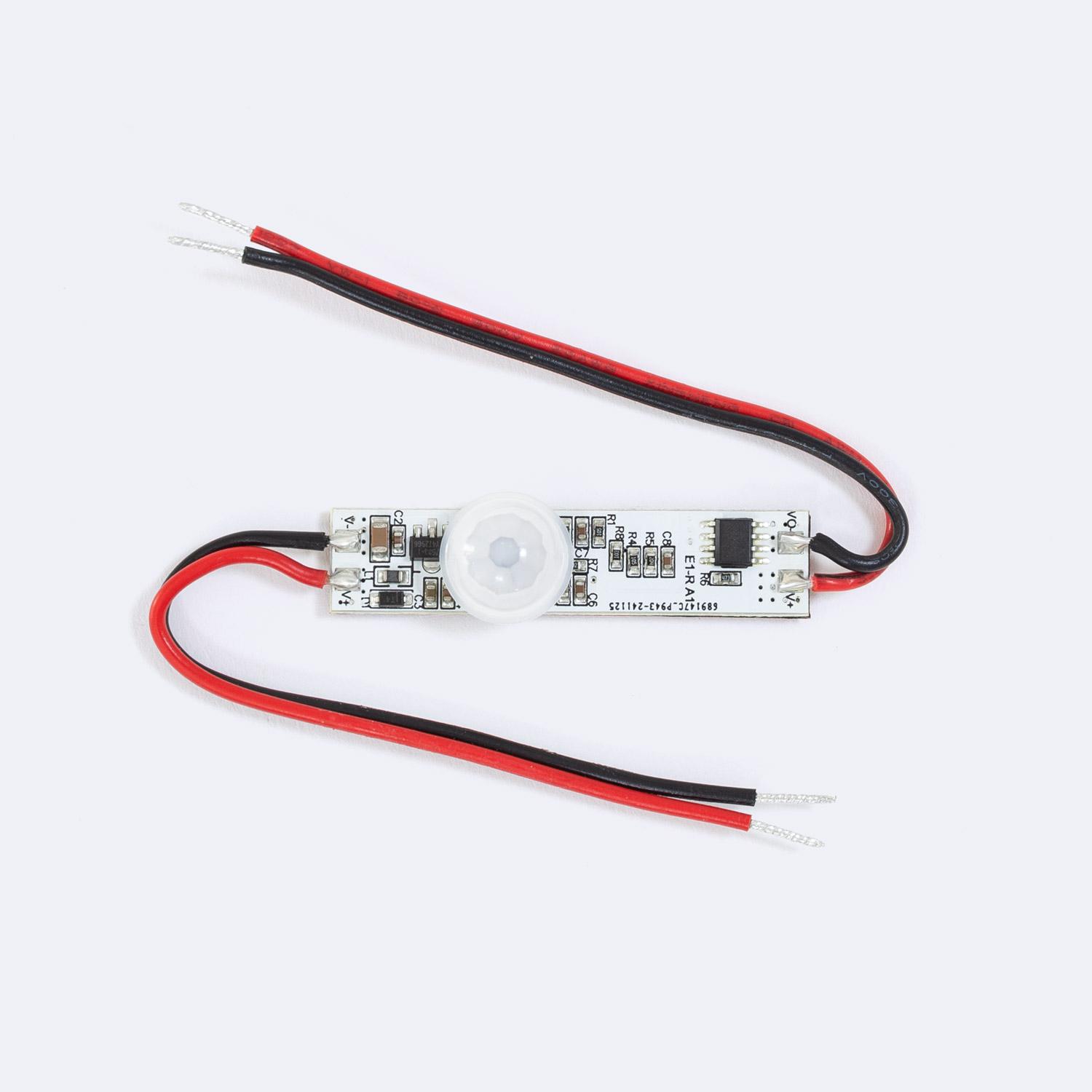 LEDKIA Bewegungsmelder Mini PIR 120º für LED-Streifen Weiß