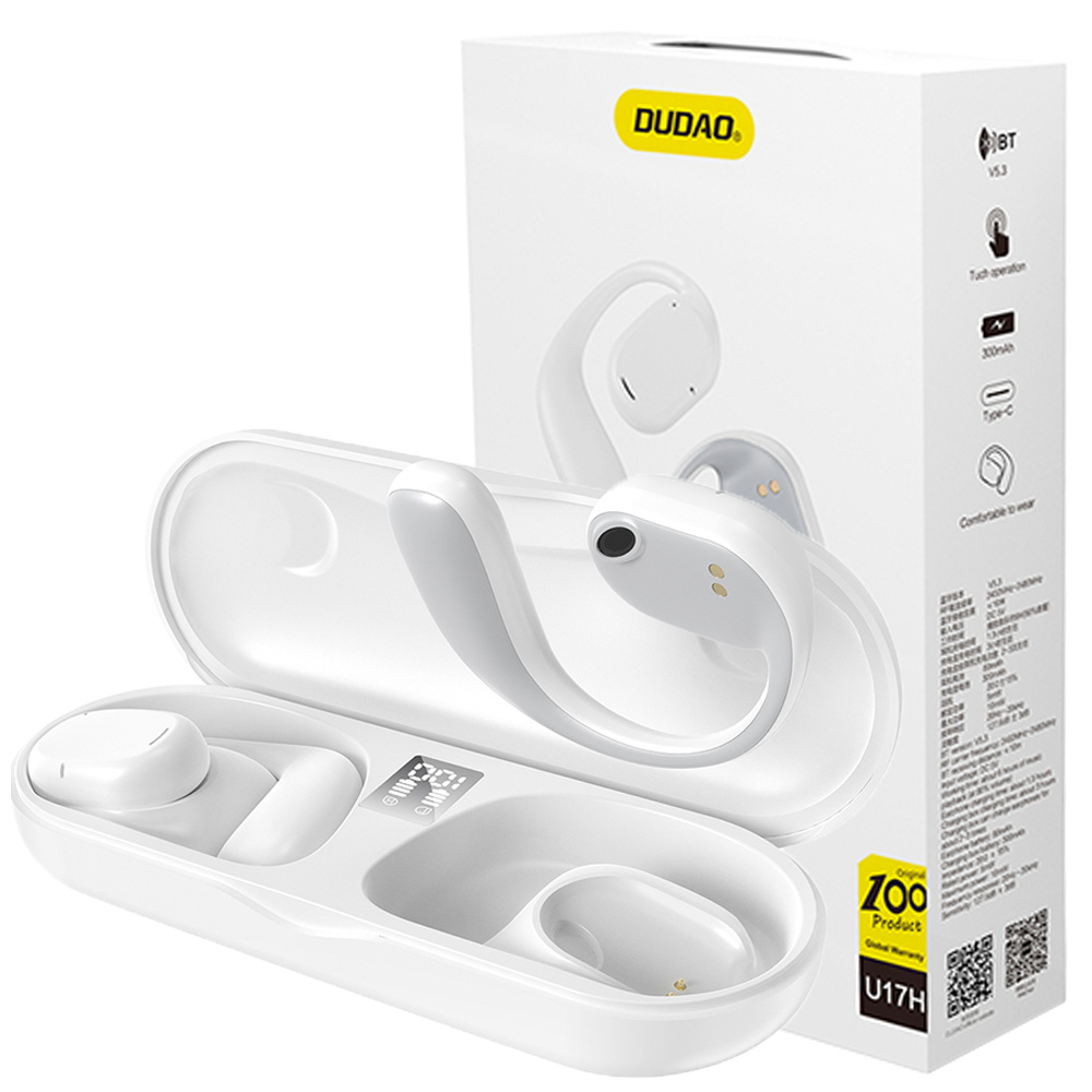 Bezdrôtové slúchadlá Bluetooth Dudao U17H - biele