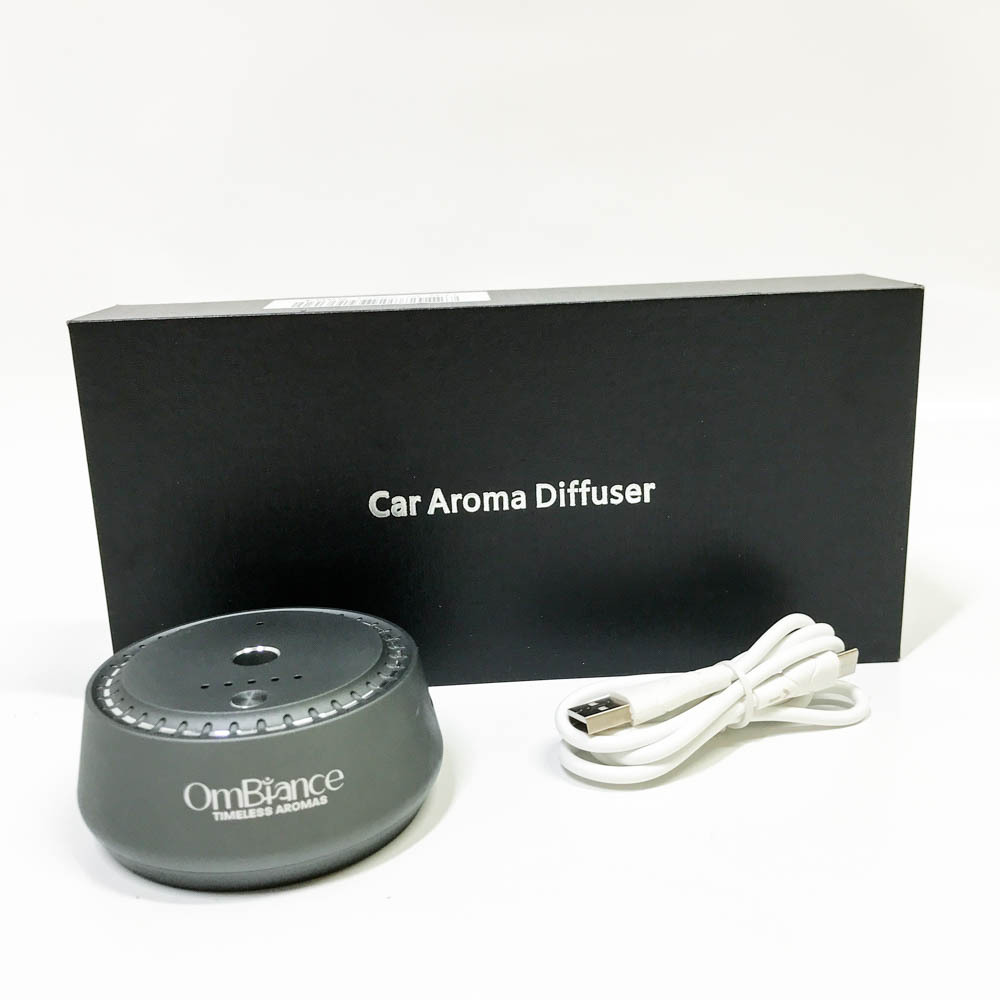 Car Ombiance: Difúzor éterických olejov | Automatické zapnutie a vypnutie | Príslušenstvo do auta – svieže vône, 6-násobne viac výhod aromaterapie – čistič vzduchu | Osviežovač vzduchu do auta