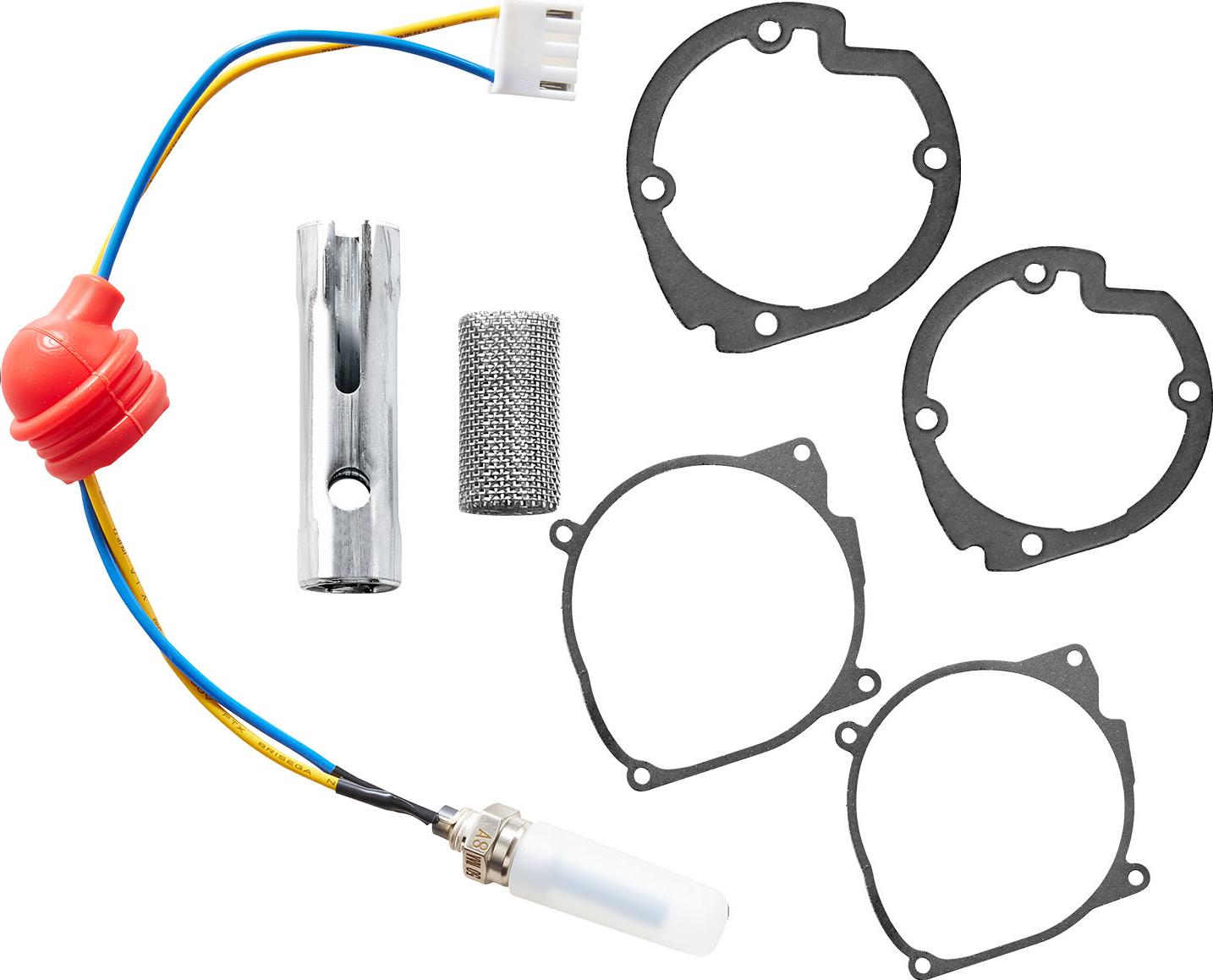VEVOR 8 V Glühkerzenstecker Reparatursatz Glühzündkerzensatz für Dieselheizung mit Zerstäubungsnetz, kompatibel mit 2/5/8 kW Standheizung, Dieselheizungszubehör für Auto Lkw Boot (4 Dichtungen)