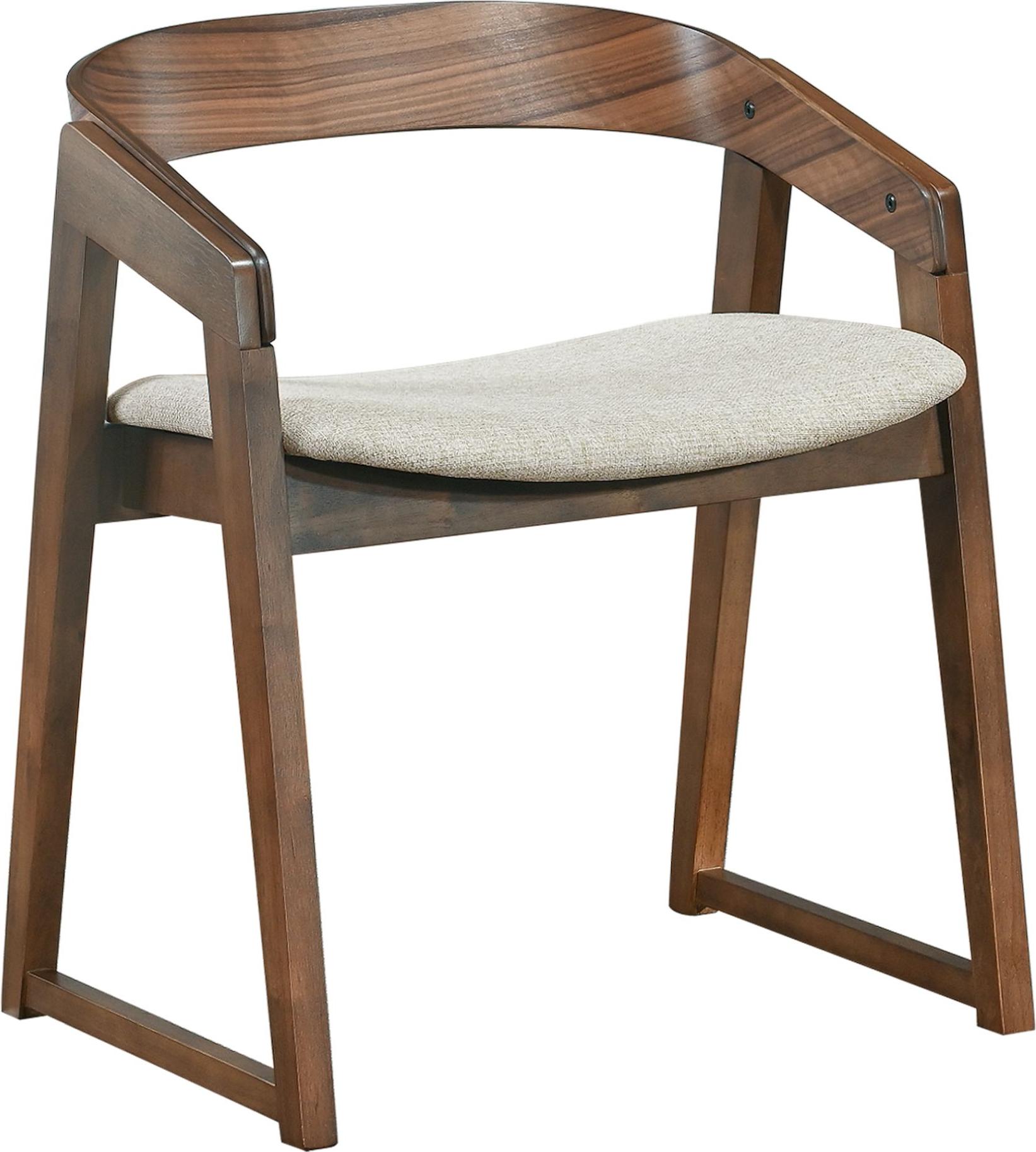 Selsey Saloss – Holzstuhl Braun / Beige