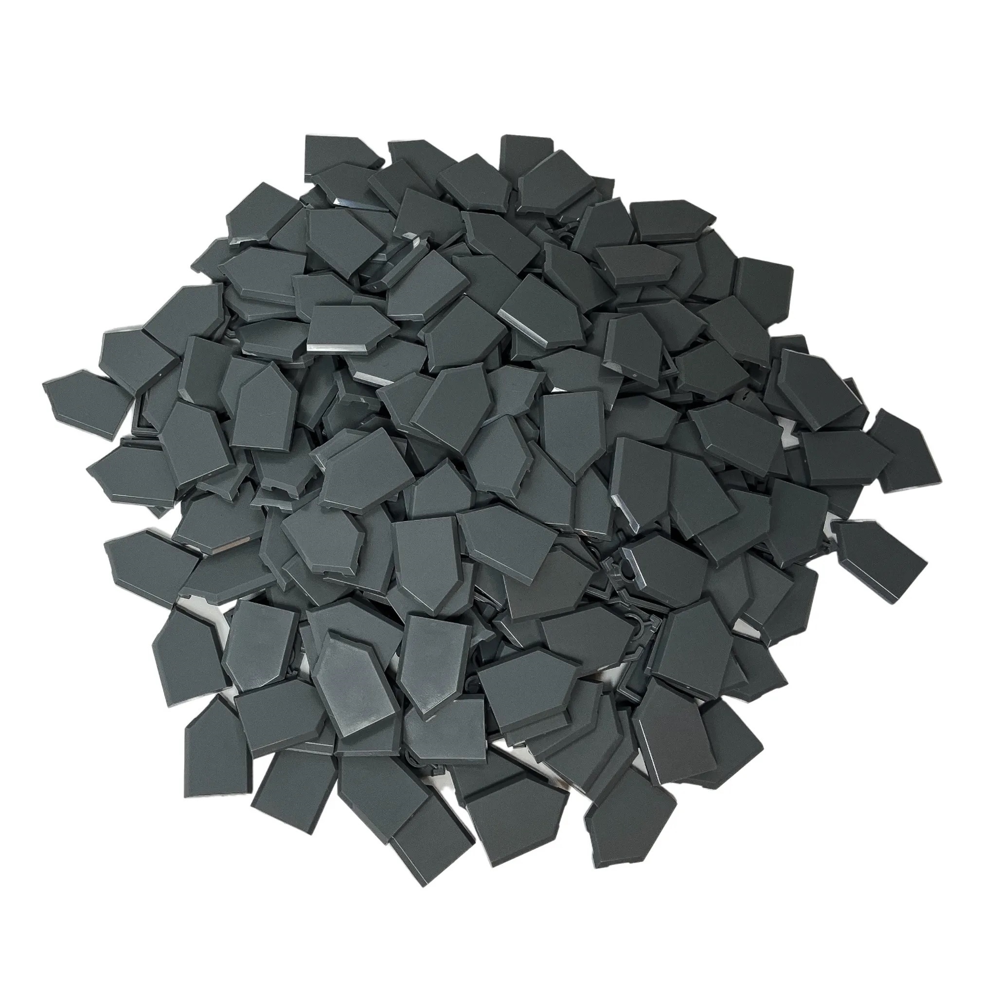 LEGO® 2x3 dlaždice Pentagonálna strešná škridla tmavosivá - 22385 NOVINKA! Množstvo 50x