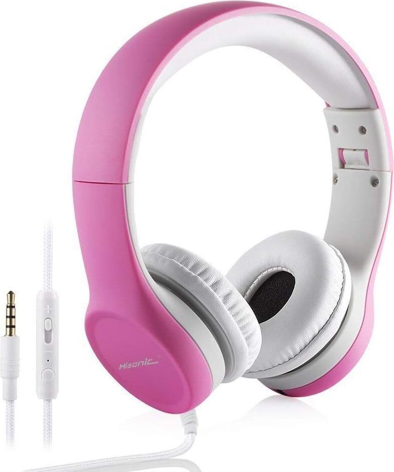 Detské slúchadlá od 3 rokov, ľahké detské slúchadlá s obmedzením hlasitosti aj mikrofónom Nastaviteľné detské slúchadlá pre dospelých pre chlapcov a dievčatá