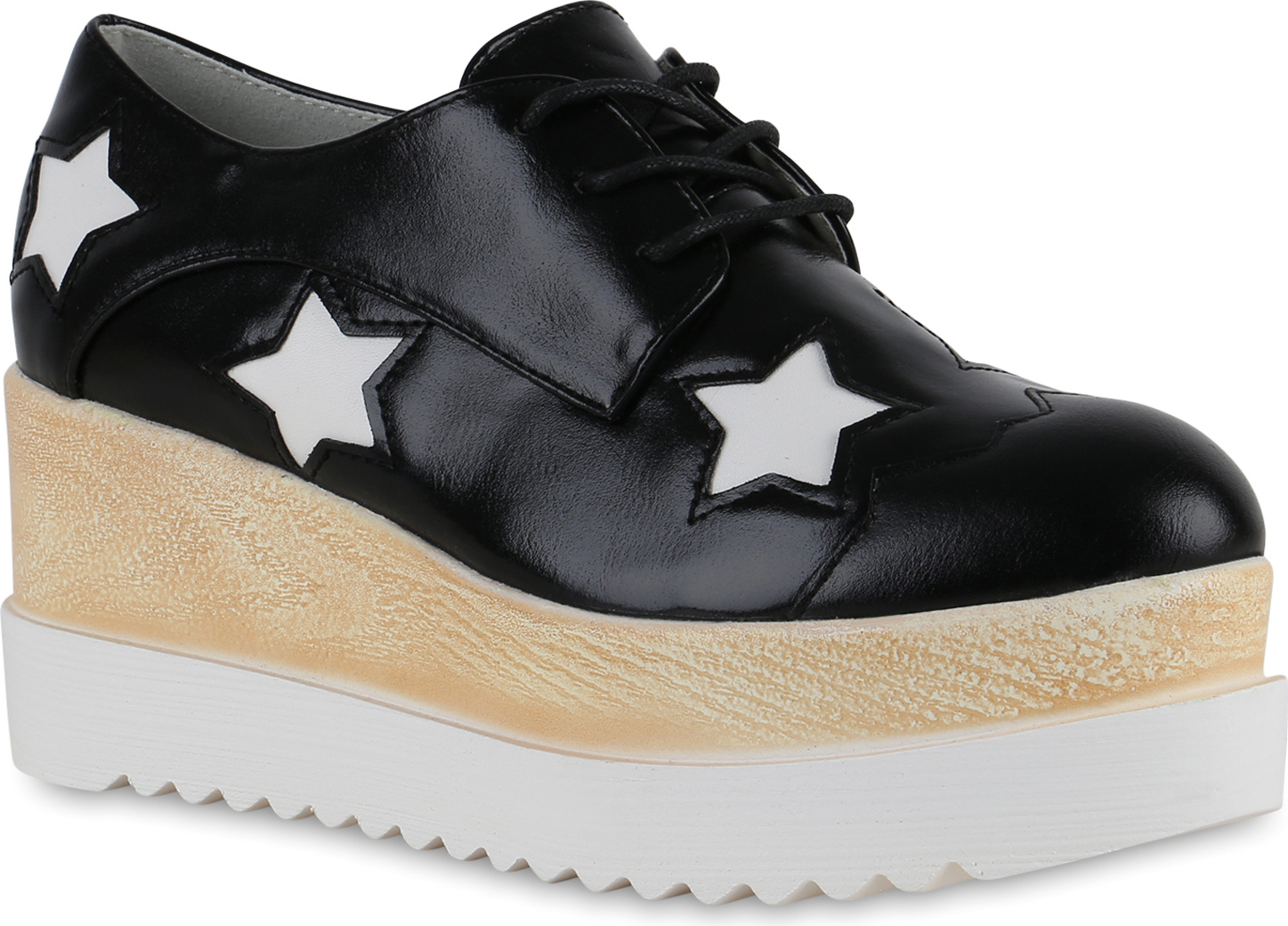 damen plateau halbschuhe