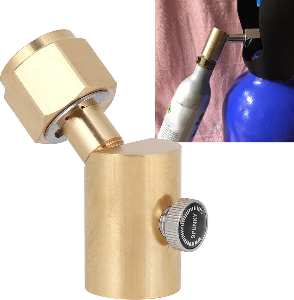 Cocosity CGA320 Elbow CO2 Soda Flladapter mit Freisetzungventil fr SodaStream / Club