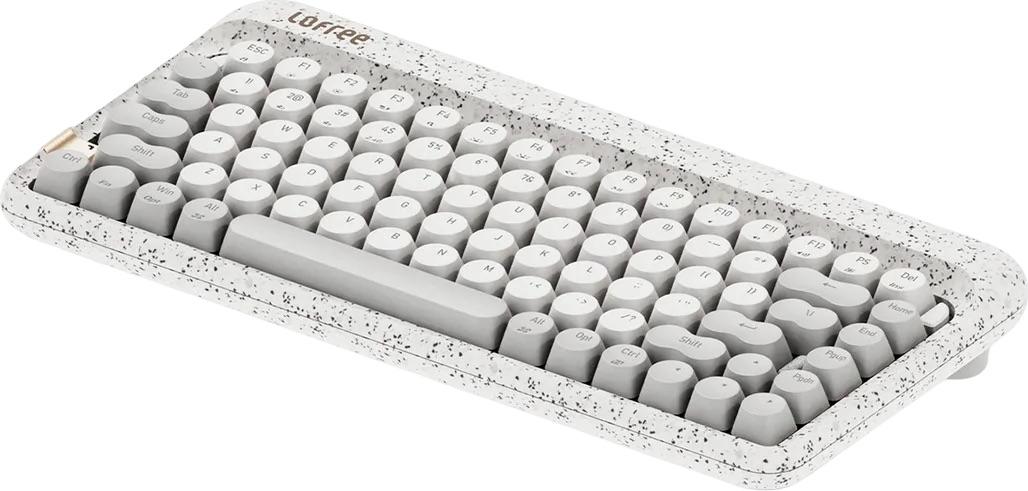 Lofree Zero Artz Kabellose Mechanische Tastatur Bluetooth 5.3 / 2.4GHz / USB-C, QWERTY Layout, Weiß