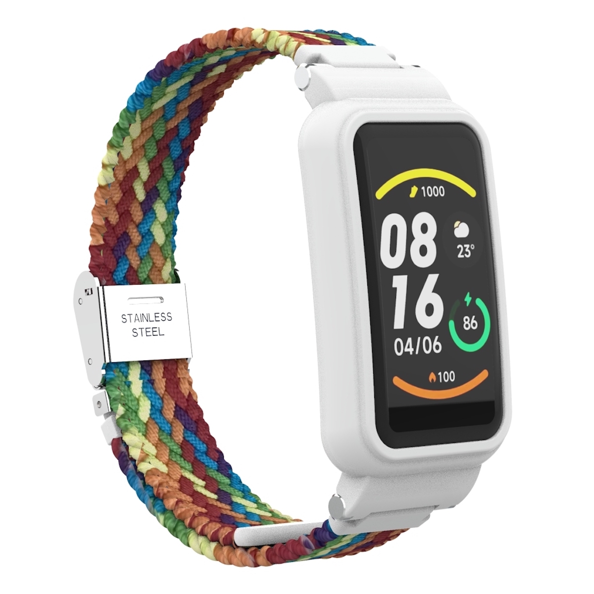 Pre Xiaomi Mi Band 7 Pro opletený nylonový remienok Farebný náhradný remienok Smart Watch Smart Watch