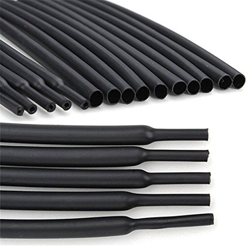 Schrumpfschlauch Schwarz – Innendurchmesser 2mm, Länge 1000mm (1 Meter)