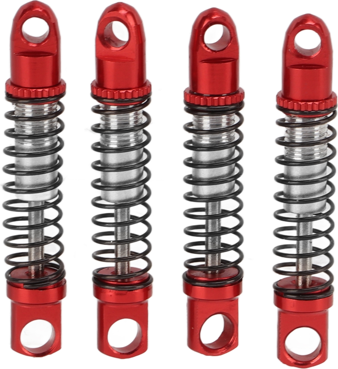 Cocosity Metall-Stoßdämpfer für WPL D12,Metall-Stoßdämpfer-Dämpfer,Stoßdämpfer-Dämpfer für 1/10 RC Car,Stoßdämpfer vorne hinten für WPL D12,Stoßdämpfer aus Aluminiumlegierung für WPL D12,Stoßdämpfer vorne hinten