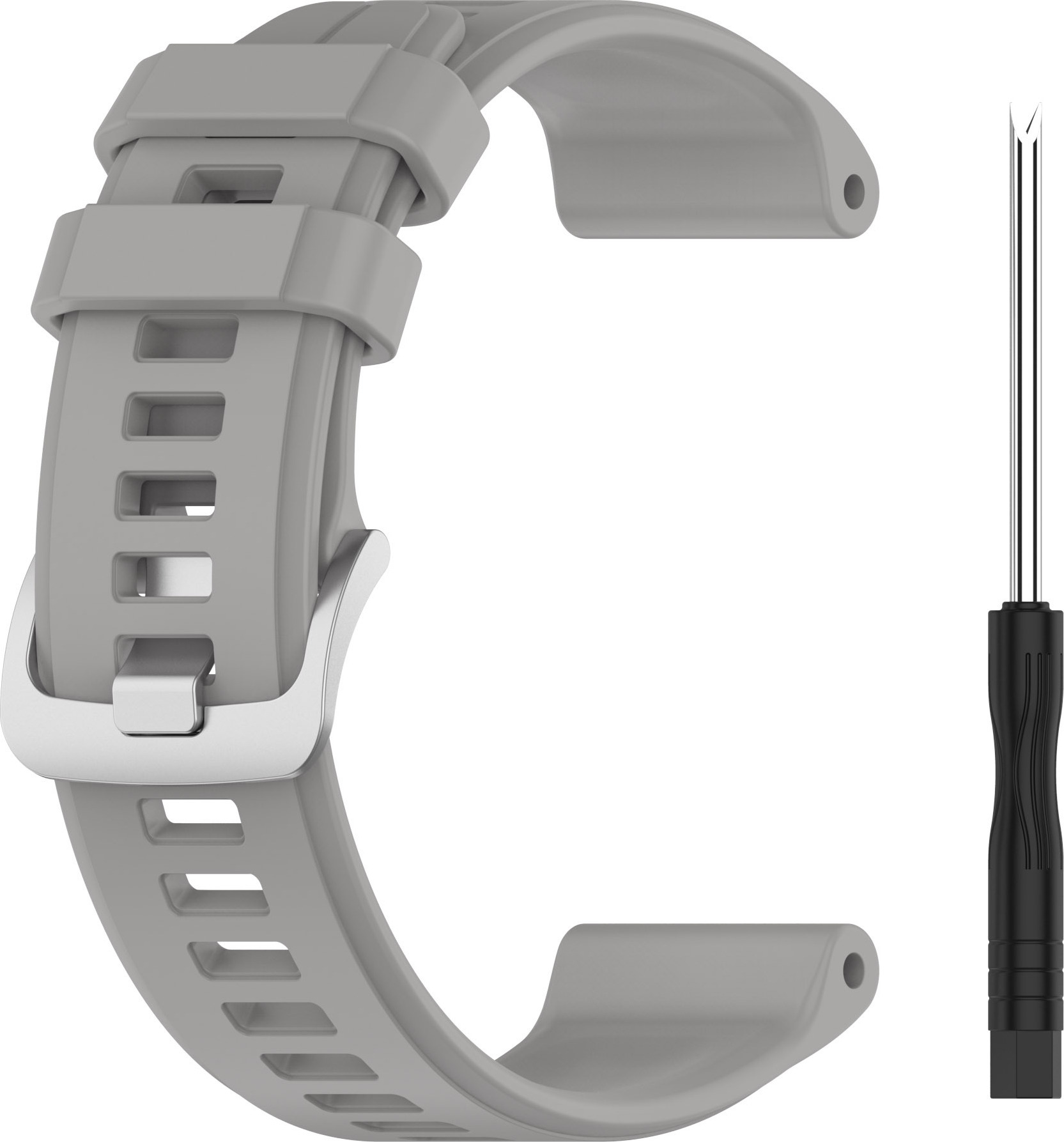 INF Silikónový remienok na hodinky Garmin Descent G1 Garmin Fenix 7 Šedá