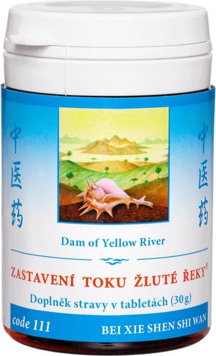 TCM Herbs 111 Stilllegung des gelben flusses (BEI XIE SHEN SHI WAN), 100 tbl