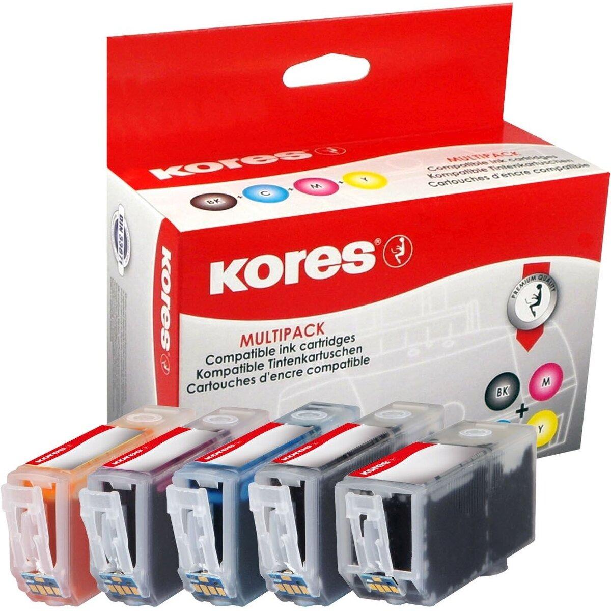 Kores G1513KIT, Foto schwarz, Foto zyan, Foto magenta, Fotogelb, Multipack