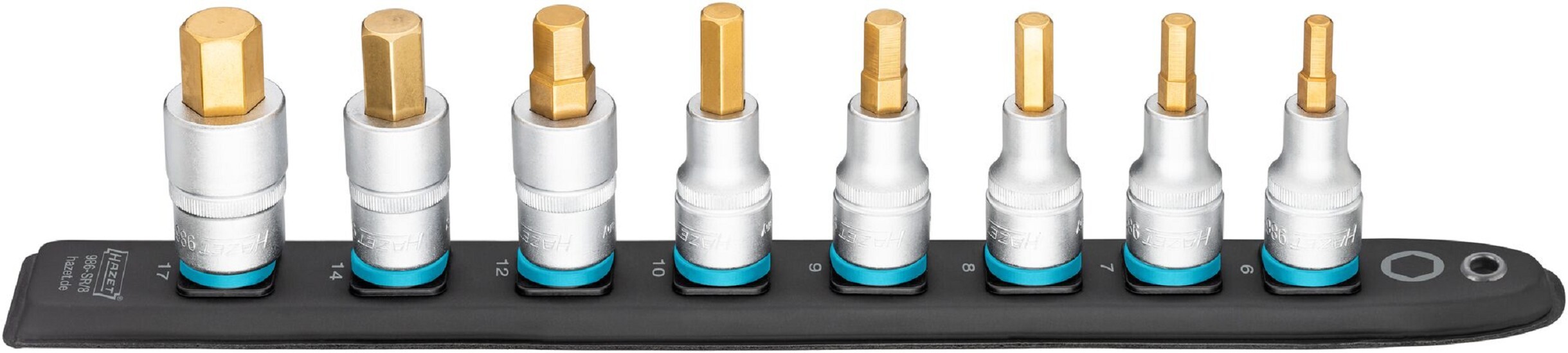 Hazet 986-SR/8 SmartRail lang 1/2" Innen6kt 8-fach