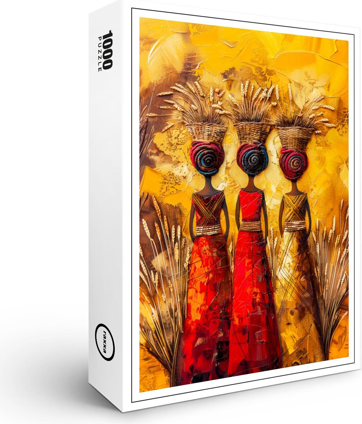 raxxa Premium-Puzzle "African Women Harvesting Grain", 1000 Teile 1-14270-22945-371