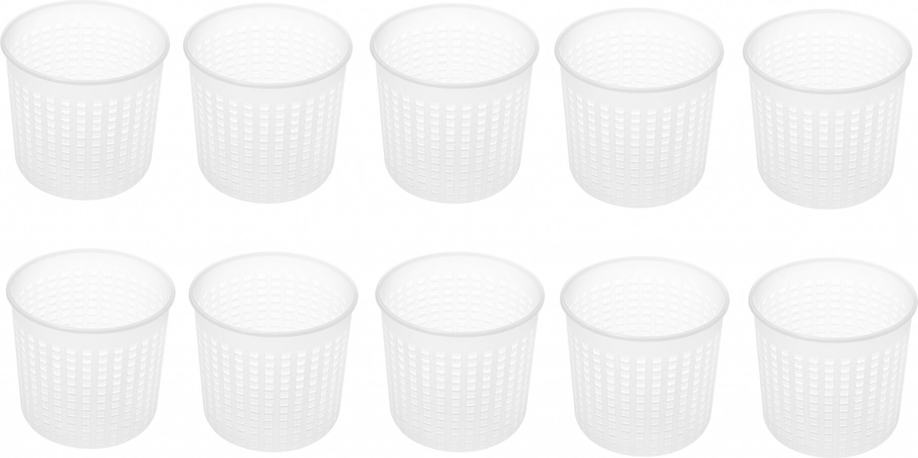 Alcofermbrew 10 x Käseform 8x8cm - 300g, Käse Form, Kaseform, Kase Form, Käse Formen, Käseformen