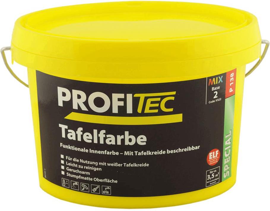 ProfiTec Wandfarbe Tafelfarbe P1381 Liter Weiß