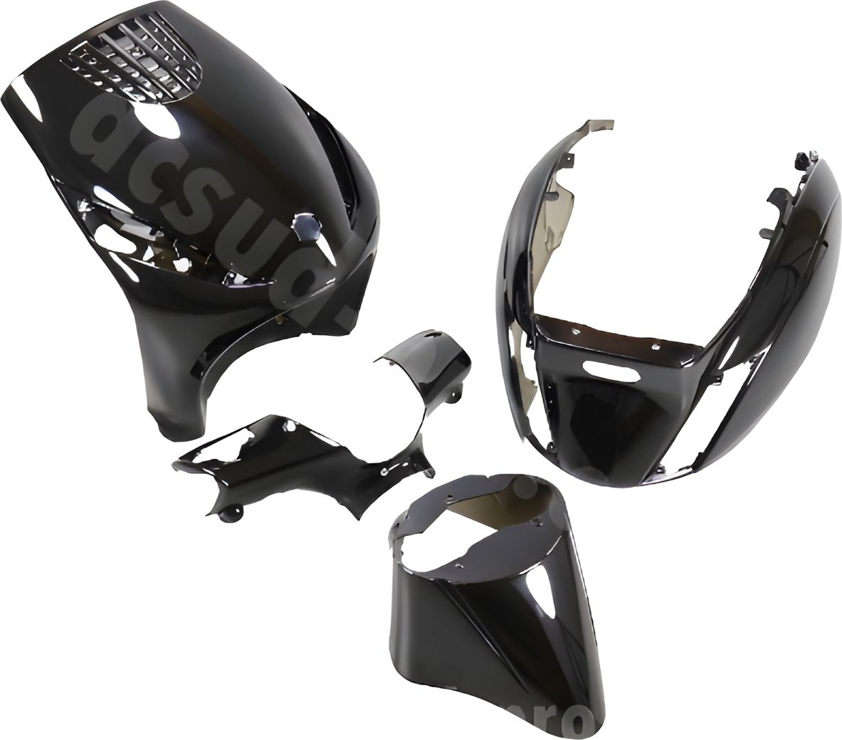 TNT Verkleidungskit 4 Teile Eco Schwarz 366342