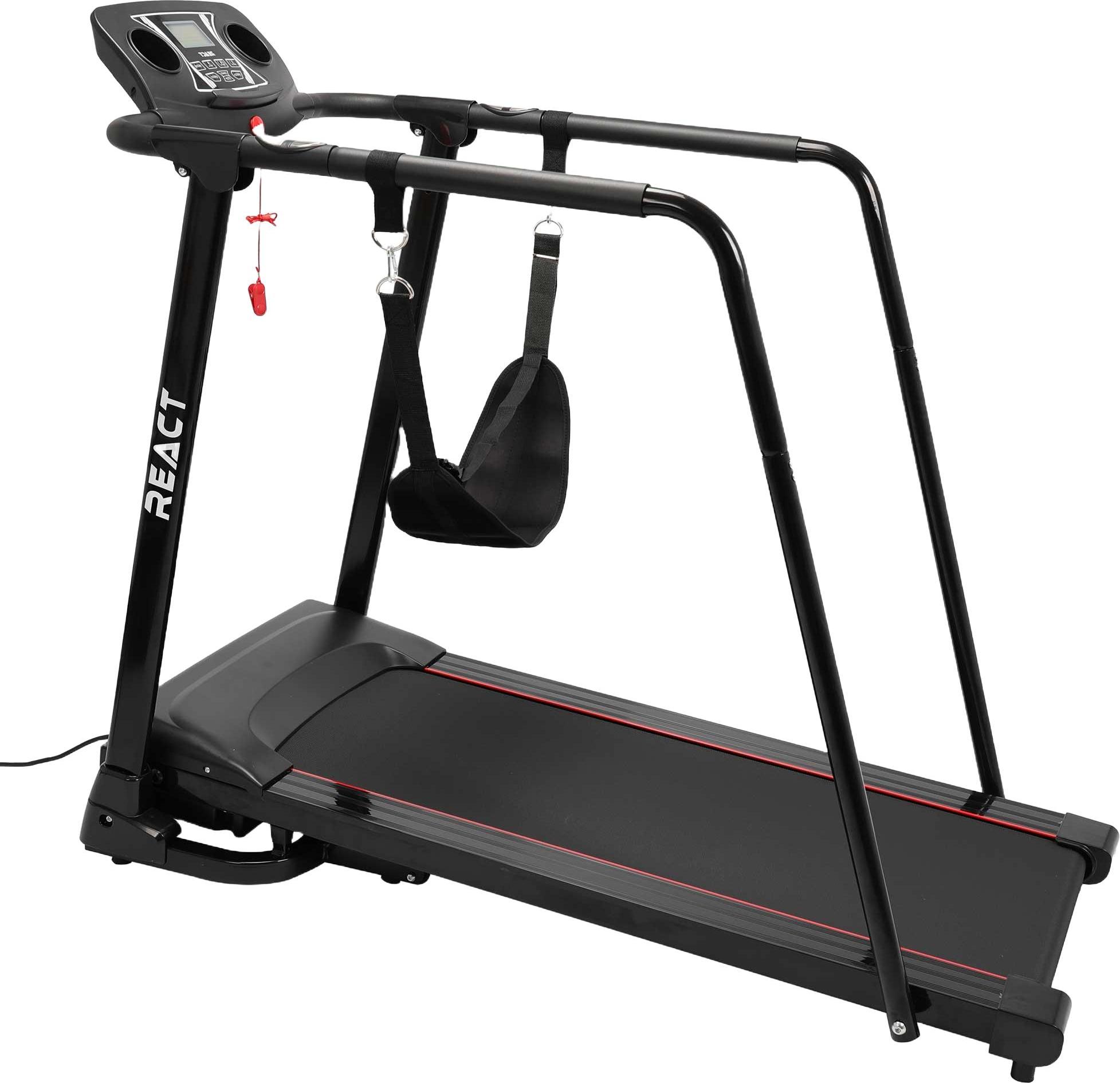 React Laufband 1700 für Rehabilitation & Senioren, 1-12 km/h, 120 kg Max. Gewicht
