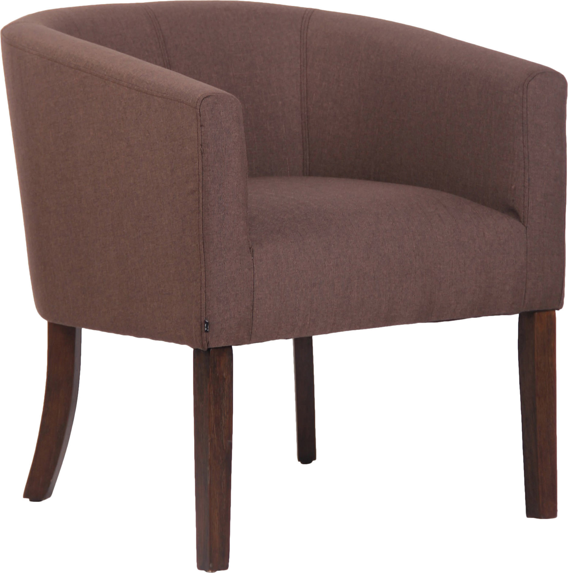 Sessel HLO-CP3 Stoff antik braun