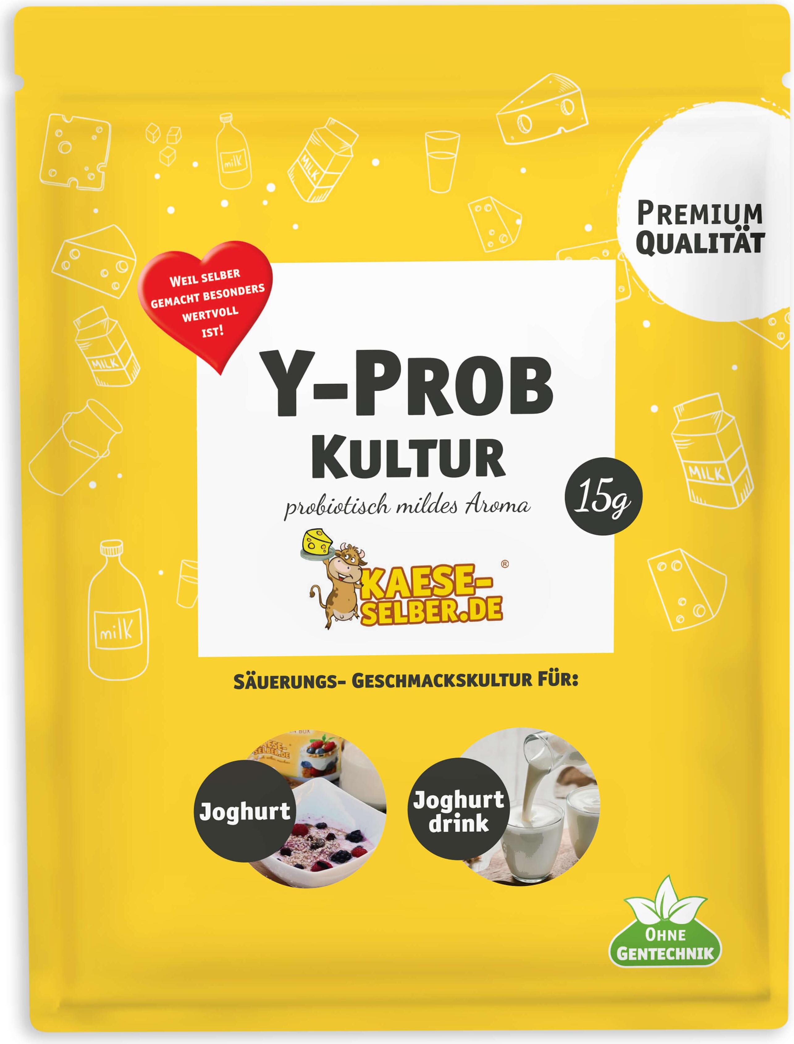 KAESE SELBER Y-PROB Joghurtkultur - probiotischer Joghurt mildes Aroma