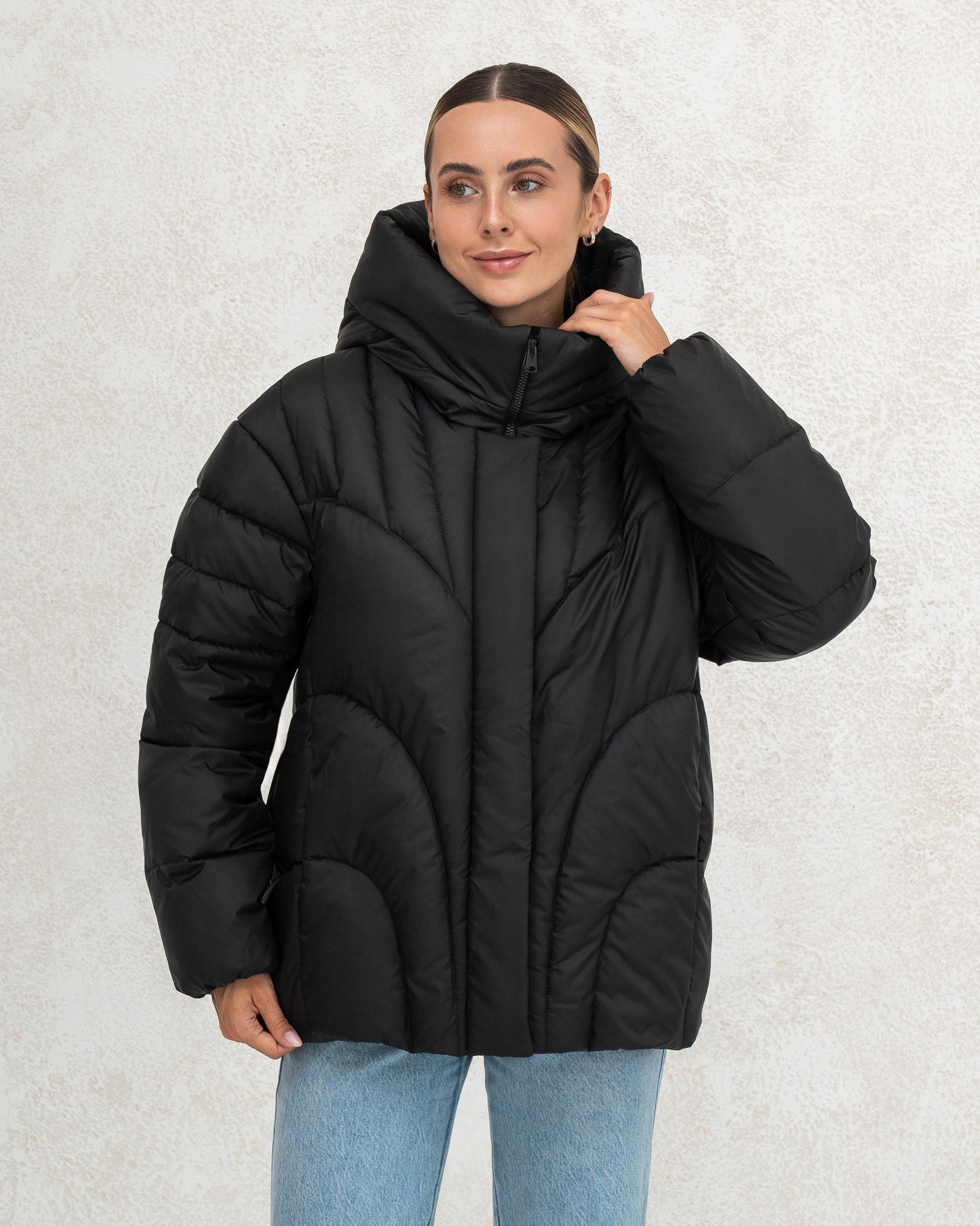 Damen-Winterjacke mit Kunstdaunen 0472 - L Schwarz A.G.