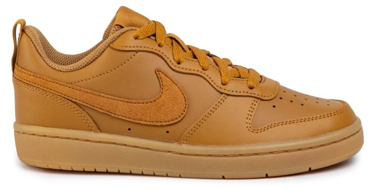 Nike Court Borough Low 2 Wheat Wheat Gum Light Brown (GS) - EU 37.5 BQ5448-700
