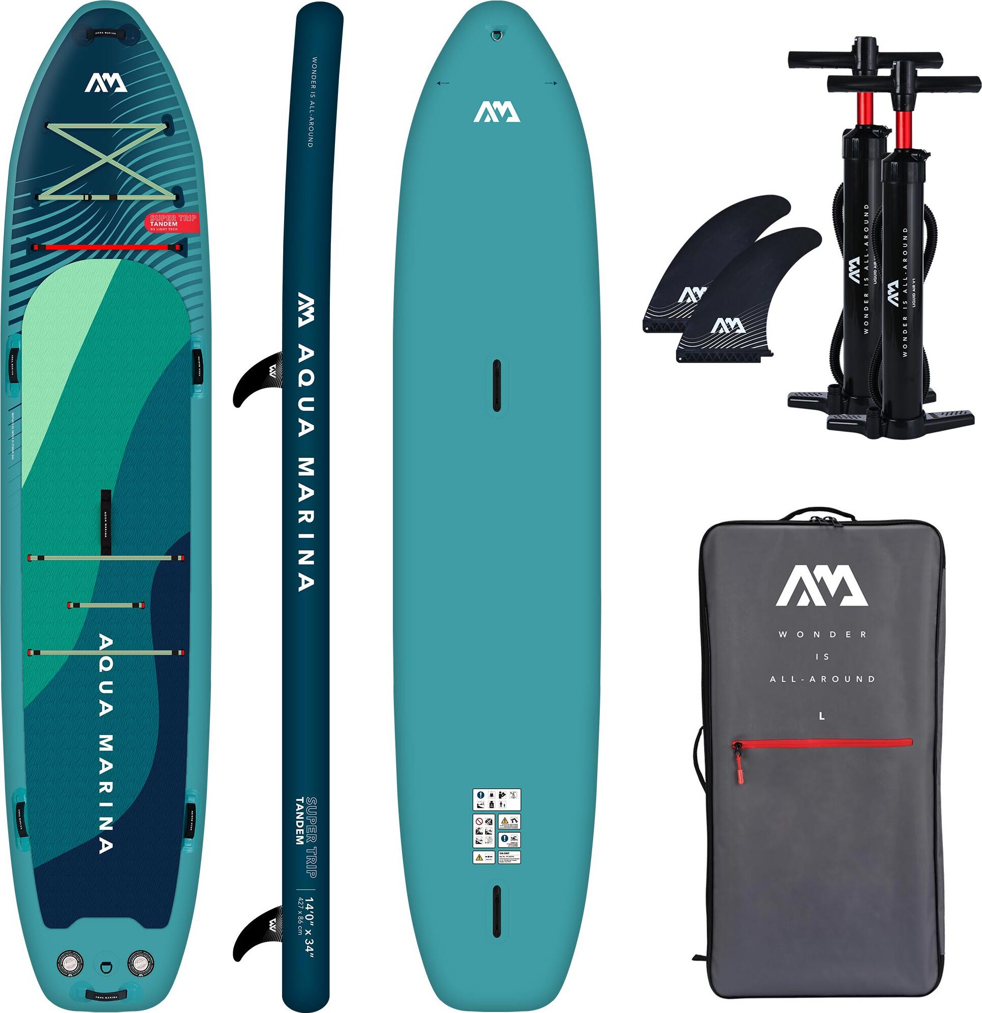 Paddleboard Aqua Marina Super Trip Tandem 14'