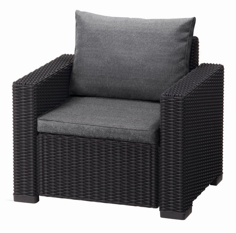 Gartenstuhl Keter California graphit 2St.