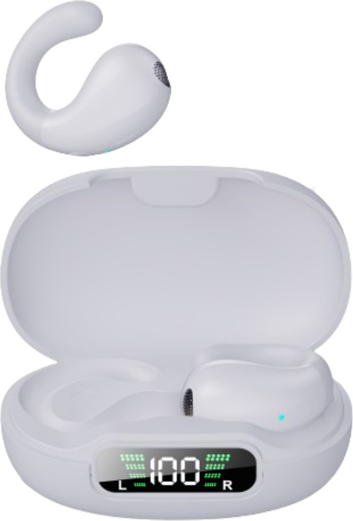 INF Air line bezdrôtové slúchadlá slúchadlá Bluetooth 5.3 ENC biely