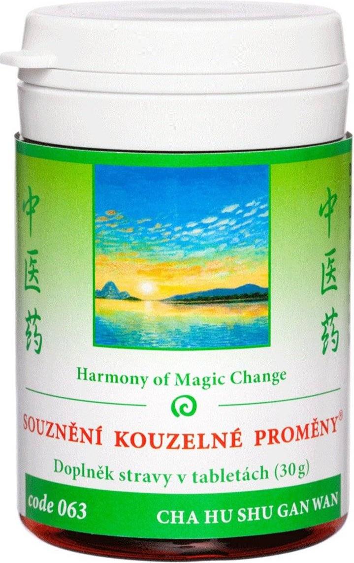 TCM Herbs 063 Konsonanz der zauberhaften verwandlung (CHAI HU SHU GAN WAN), 100 tbl