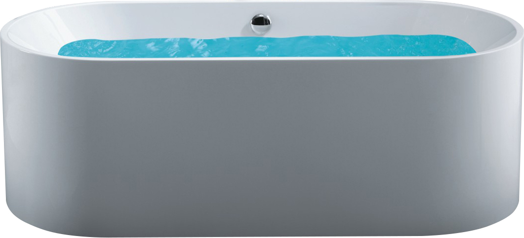 Jet-Line freisstehende Design Badewanne aus Acryl Wetzikon Bad und Badausstattung Wannen weiss Spa oval 426018027000