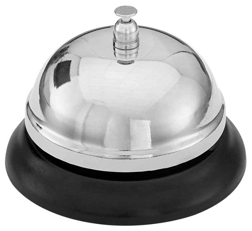 WEDO Tischglocke silber 62 4411