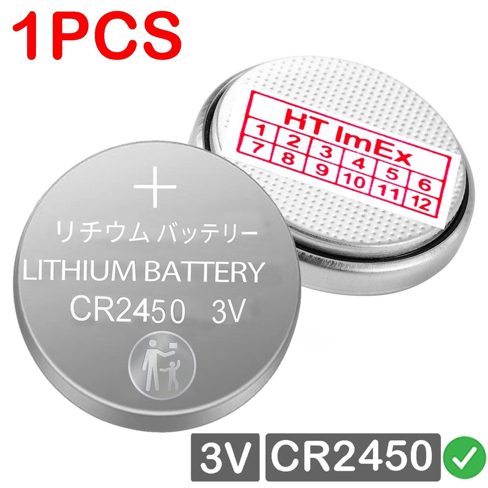 HT ImEx CR2450 Lithium Knopfzelle 3V Batterie Battery für Zigbee LCD Smart Temperatur