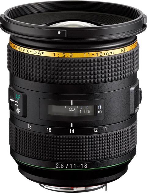 PENTAX Objektiv 11-18mm f/2.8 DA HD ED DC AW 21230